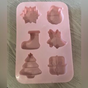 Pink Holiday Silicone Crafting Mold